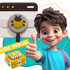 Тестирование & Vibe Debug. Охотники за багами - КИБЕРшкола программирования для детей, компьютерные курсы для школьников, начинающих и подростков - KIBERone г. Абакан