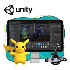 Мир игр на Unity 2D на популярном движке + AI-помощники - КИБЕРшкола программирования для детей, компьютерные курсы для школьников, начинающих и подростков - KIBERone г. Абакан