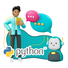 Умный чат-бот на Python на Telegram - КИБЕРшкола программирования для детей, компьютерные курсы для школьников, начинающих и подростков - KIBERone г. Абакан