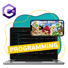 Программирование на C#. Удивительный мир 2D-игр - КИБЕРшкола программирования для детей, компьютерные курсы для школьников, начинающих и подростков - KIBERone г. Абакан