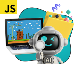 Язык программирования JavaScript + AI. Проектное обучение + геймификация + AI-помощники - КИБЕРшкола программирования для детей, компьютерные курсы для школьников, начинающих и подростков - KIBERone г. Абакан